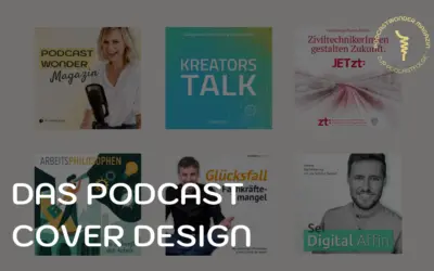 Das Podcast Cover Design – So setzt du deinen Podcast in Szene
