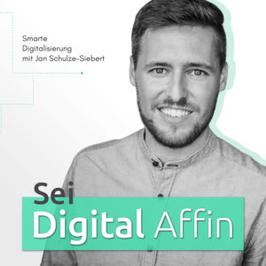 Das Podcast Cover_Sei Digital Affin