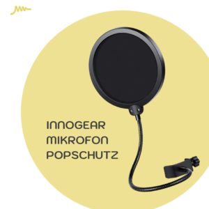 InnoGear 6 Zoll Mikrofon Popschutz